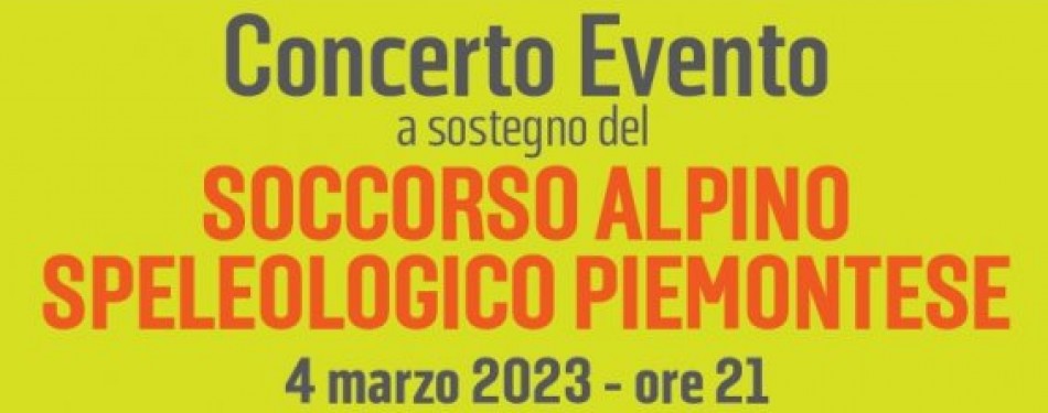 Concerto per il Soccorso Alpino Speleologico Piemontese